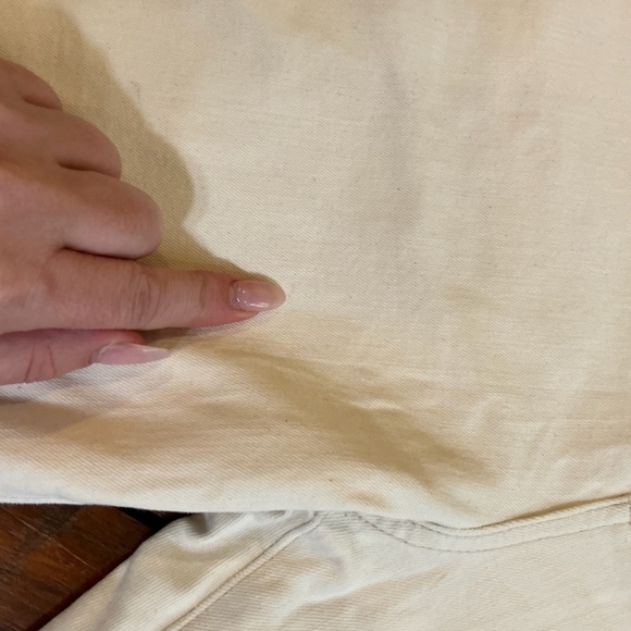 Madewell The ’90s Straight Jean Vintage Canvas Cream High Rise Size 27 - Picture 11 of 16